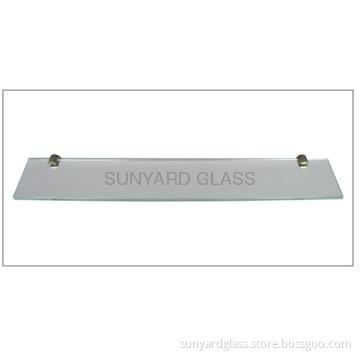 Super-white tempered glass shelf(Matt.)